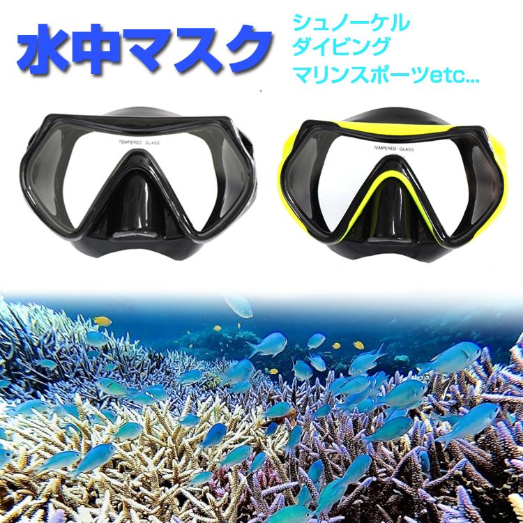 シュノーケルマスク 水中メガネ 一眼レンズ 視界クリア 強化ガラス