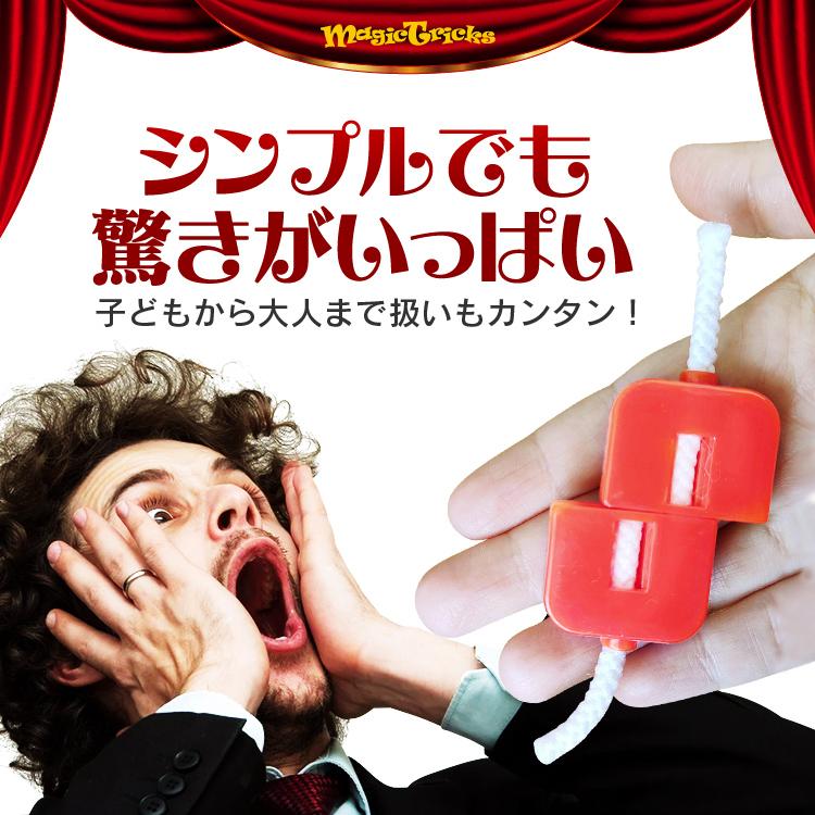 かんたん手品シリーズ ジグザグペンシル ロープトリック 分断しても元