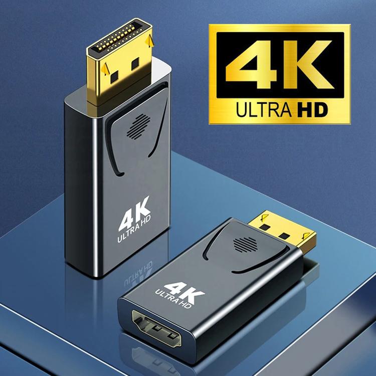 DisplayPort⇒HDMI 変換アダプタ 4K×2K対応 DPオス→HDMIメス PC画面の外部出力に ディスプレイポート変換コネクタ HDMIアダプター DPTOHD4K｜skynet｜02