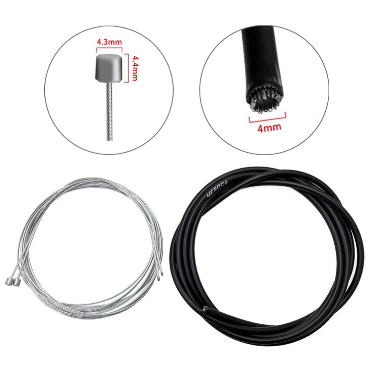 【業務用・未使用】SHIMANO シフトケーブル 1700mm 50本セット 自転車用シフトケーブル 前後セット インナーケーブル＋アウター