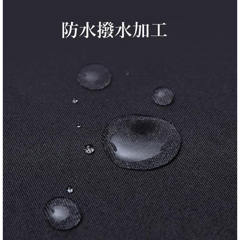 防水エプロン 撥水 前掛け 肩紐長さ調節可 複数ポケット付き 水を