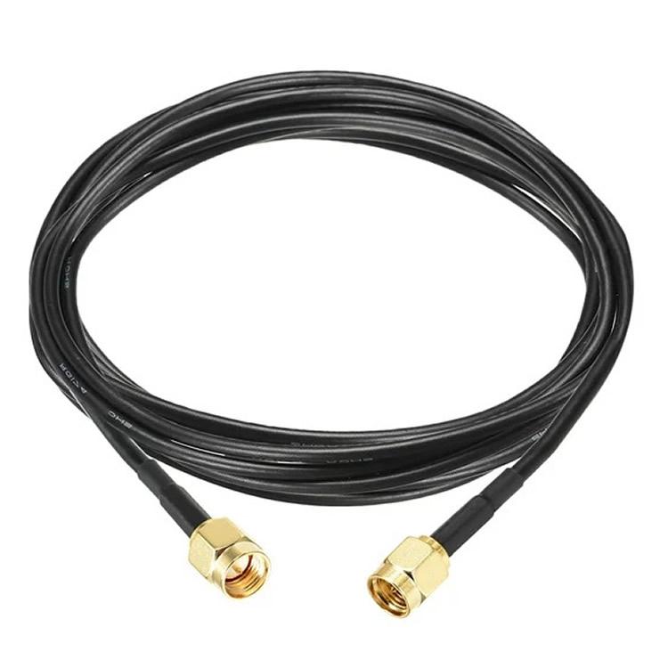 アンテナ延長ケーブル SMA RP-SMA 3m 同軸延長コード RG-174 WiFi