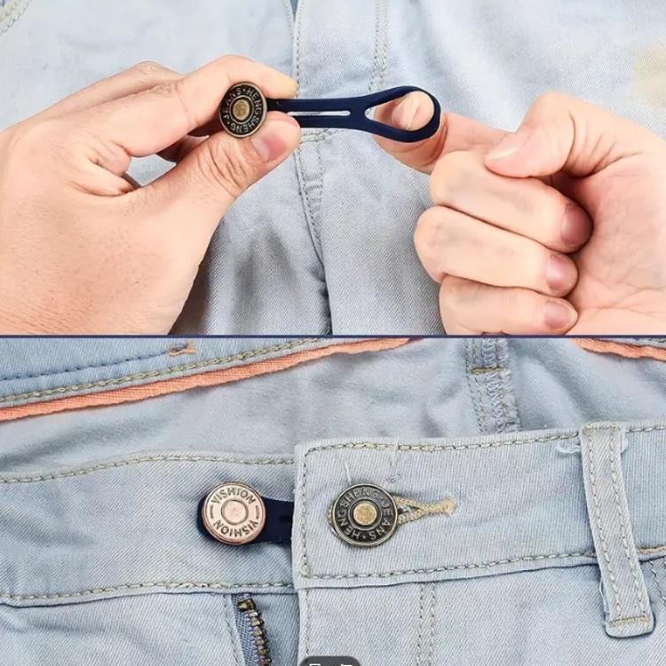 ウエスト延長ボタン 2個セット ボタンエクステンダー ウエスト調節