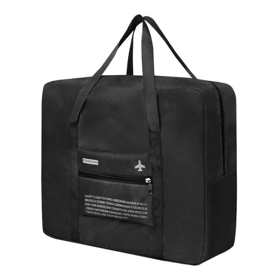 折りたたみトラベルバッグ スーツケースの持ち手に通せる