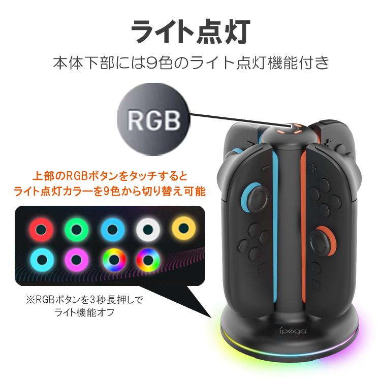 【新品多数】Switch本体フルセット＆コントローラー４個＆LEDライトスタンド 新品多数】Switch本体フルセット＆コントローラー4個＆LED