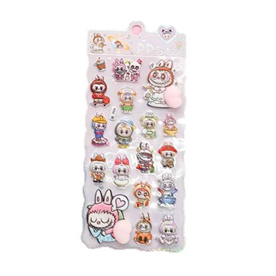 【ご相談用】LABUBU ラブブ おしりぷにぷにシール／グッズ確認ページ LABUBU ラブブ ぷにぷにシール おしりシール 2枚セット - メルカリ