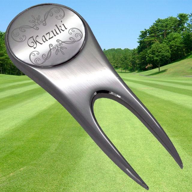 名入れ 刻印 グリーンフォーク お洒落フレーム ゴルフマーカー クリスマスツリー特価