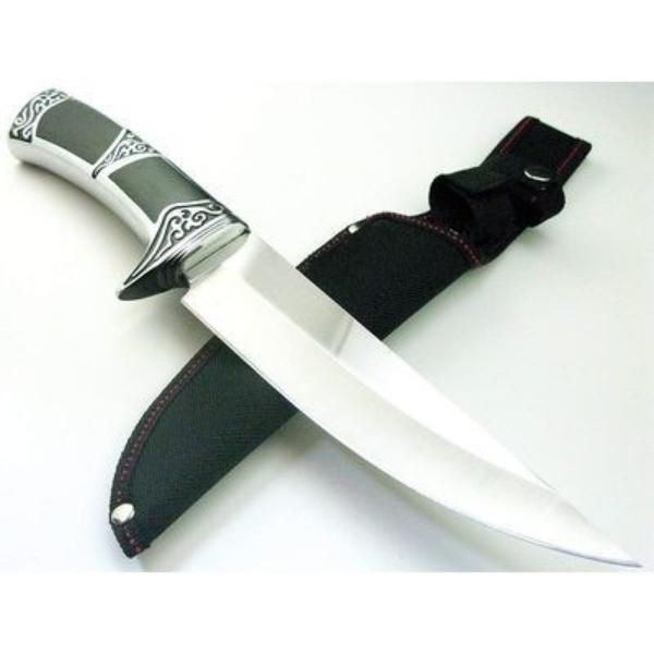 ★Columbia Saber★コロンビアナイフ G41 高品質シースナイフ 黒檀調天然ウッドコンビハンドル ハンティングナイフ アウトドア・シースナイフ|skyshop-yamashin|02