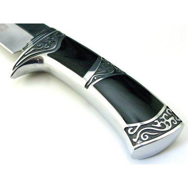 ★Columbia Saber★コロンビアナイフ G41 高品質シースナイフ 黒檀調天然ウッドコンビハンドル ハンティングナイフ アウトドア・シースナイフ|skyshop-yamashin|04