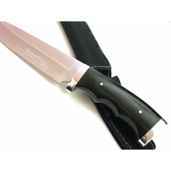 79%OFF!】 ☆Columbia Saber☆コロンビアナイフ G51 高品質シースナイフ ウッドハンドル アウトドア・シースナイフ ナイフ、ツール 