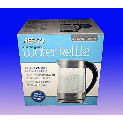 ネスコ 電気ケトル 約1.7リットル Nesco GWK02 Electric Glass Water Kettle, 1.8Quart