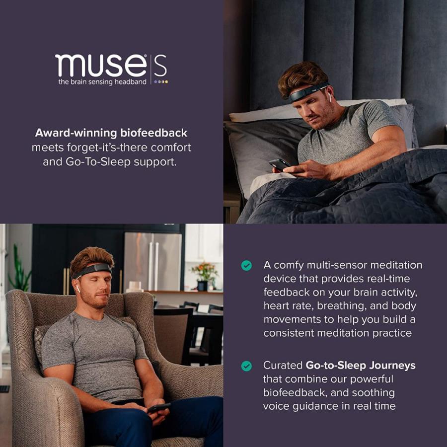 MUSE S 脳をセンシング ヘッドバンド付き 睡眠 トラッカー 瞑想