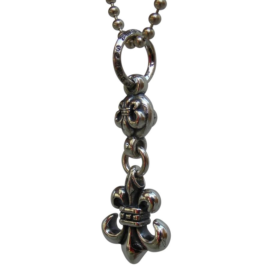 CHROME HEARTS 1BALL BS FLEUR CHARM PENDANT クロムハーツ 1ボール BS 