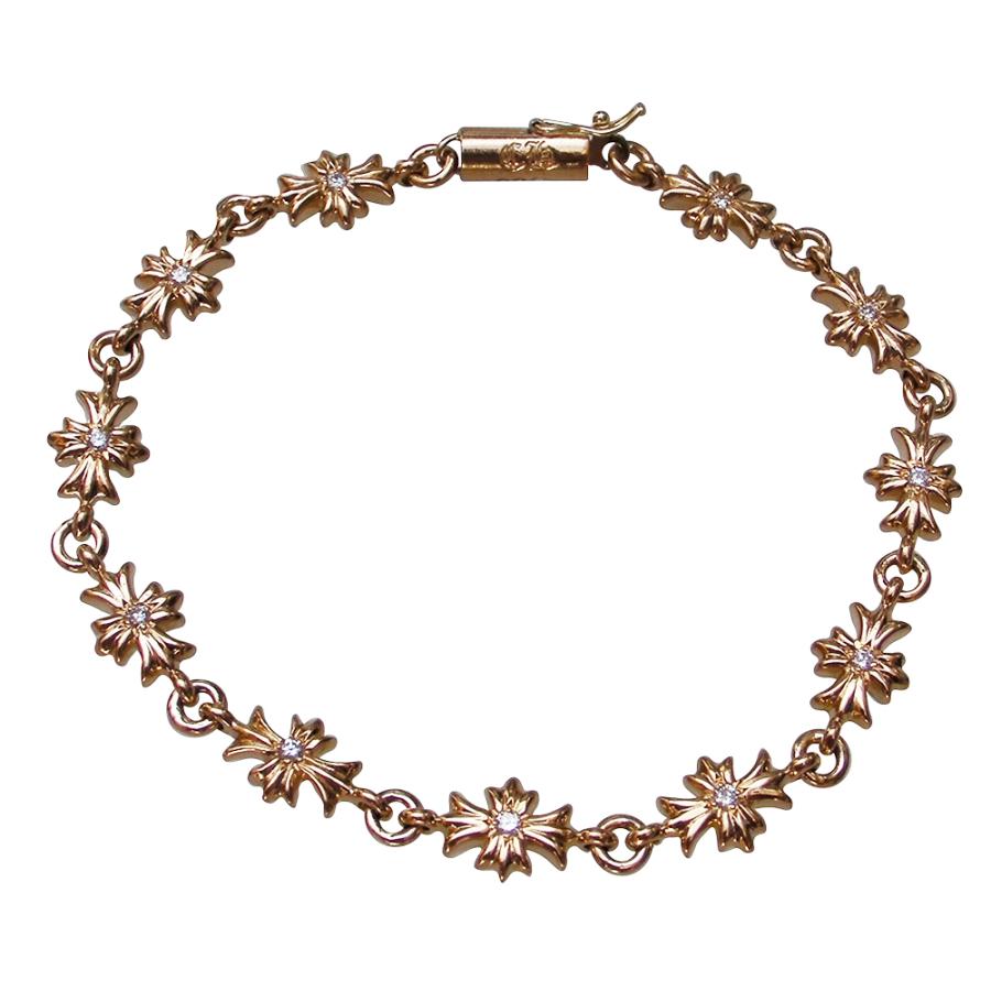CHROME HEARTS STAR LINK BRACELET DIAMOND 22K クロムハーツ CHROME HEARTS STAR LINK BRACELET DIAMOND 22K クロムハーツ