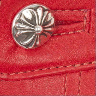 クロムハーツ　レディースパンツ　スキニー　MOTO　ストレッチレザー　サイドジップ　レッド |  | 02