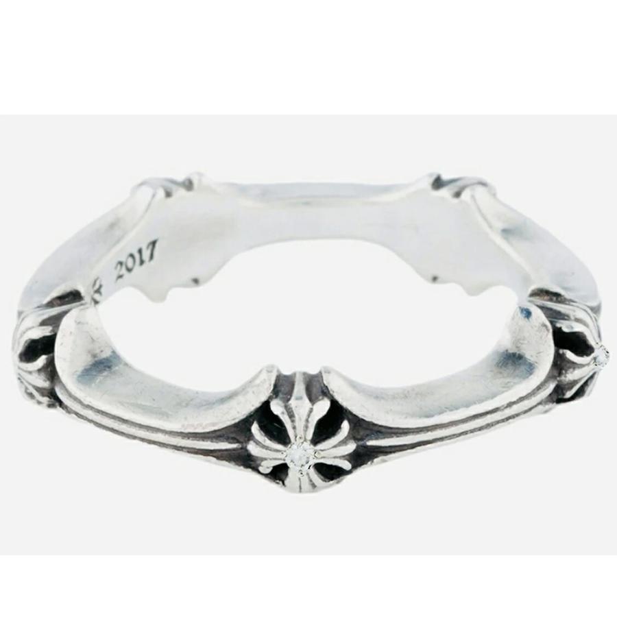 CHROME HEARTS PLUS & BONE RING クロムハーツ CHプラス BONE 指輪