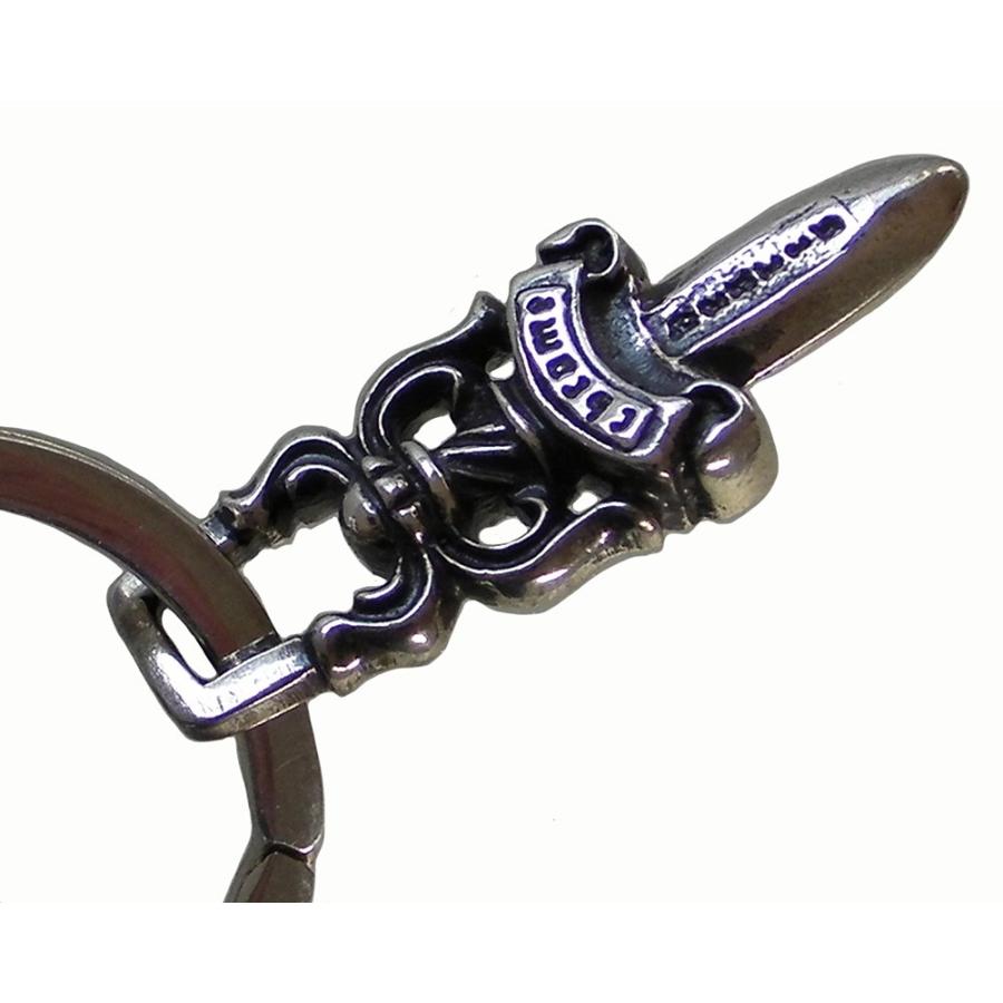 CHROME HEARTS KEY CHAIN SHORT CLASSIC CLIP w/DAGGER クロム CHROME HEARTS KEY CHAIN SHORT CLASSIC CLIP w/DAGGER クロム