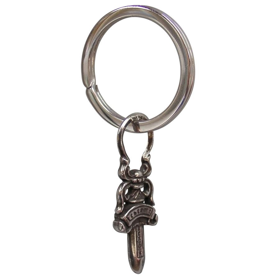 CHROME HEARTS SPLIT RING W/ DAGGER クロムハーツ ダガーキーリング キーチェーン | CHROME HEARTS