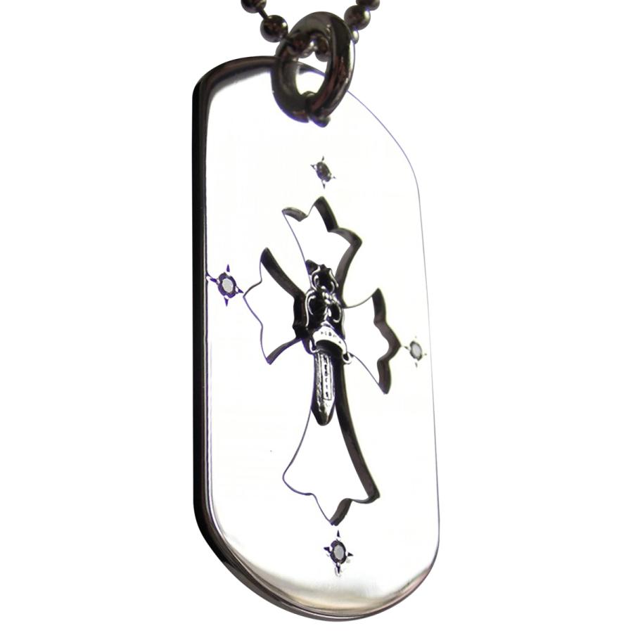 CHROME HEARTS（クロムハーツ） CHROME HEARTS DOGTAG CUTOUT CROSS