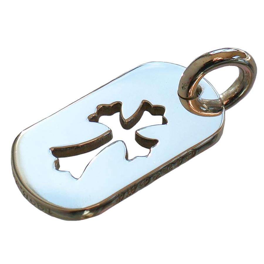 クロムハーツDogTag Tiny Cut Out Cross Chrome Hearts Tiny Cutout Cross Dog Tag Silver SV925 | eBay