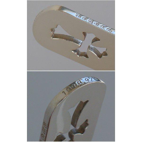 CHROME HEARTS DOG TAG CUT OUT CROSS PENDANT PAVE DIAMOND CHROME HEARTS DOG TAG CUT OUT CROSS PENDANT PAVE DIAMOND