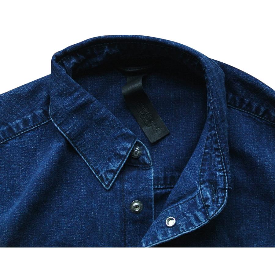 CHROME HEARTS DENIM SHIRT クロムハーツ デニムシャツ V1 インディゴ CHROME HEARTS DENIM SHIRT クロムハーツ デニムシャツ V1 インディゴ