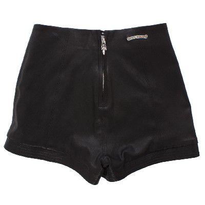 クロムハーツ　ハイウエスト　ストレッチ　レザー　ショーツ　セメタリークロス　ストライプ |  | 01