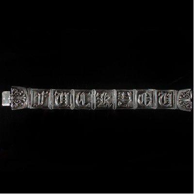 CHROME HEARTS LETTERBLOCK BRACELET FUCK YOU クロムハーツ CHROME HEARTS LETTERBLOCK BRACELET FUCK YOU クロムハーツ