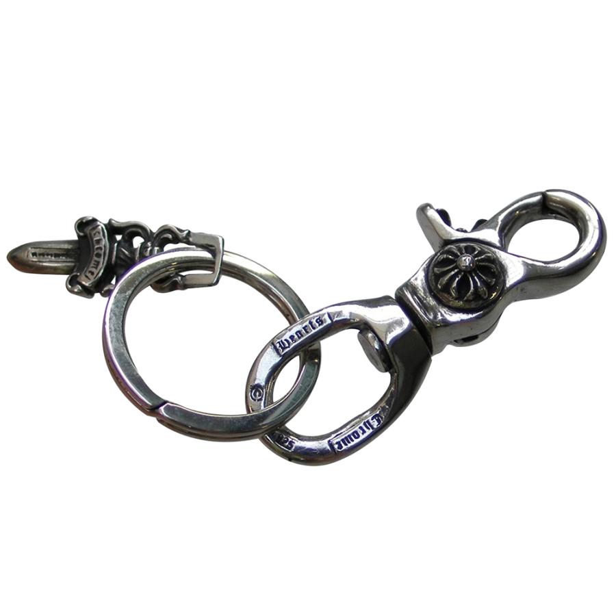 休日限定 CHROME HEARTS KEY CLIP ダガー／クリップ シルバー クロム