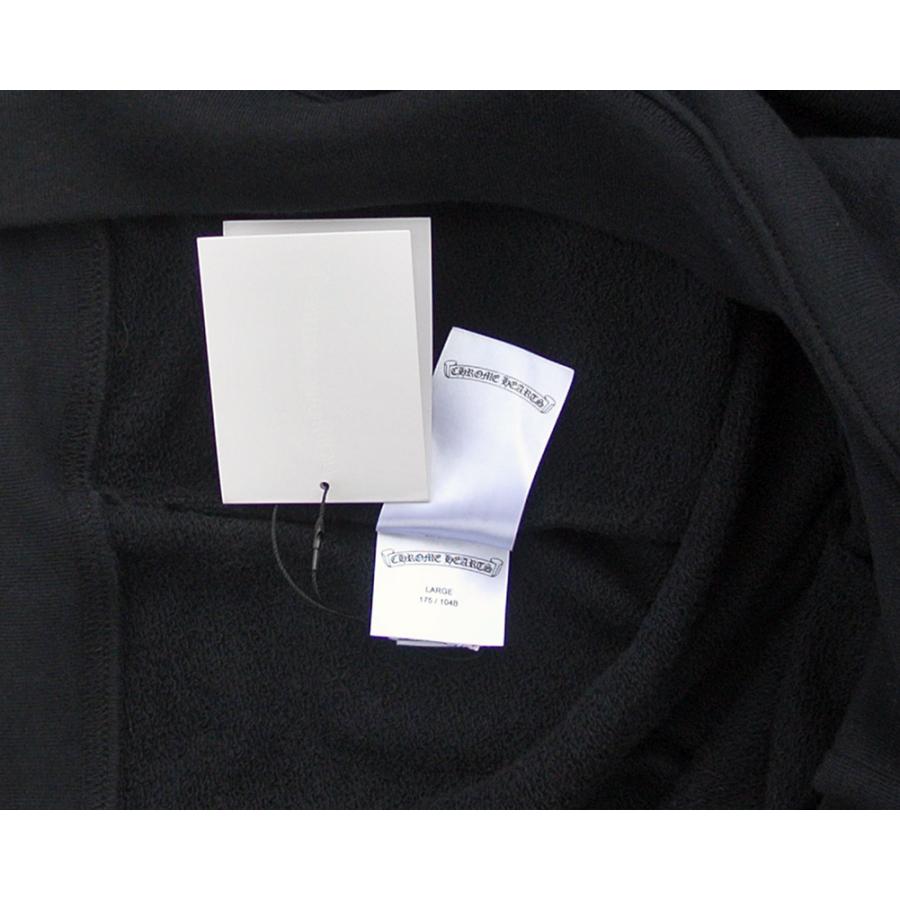 CHROME HEARTS HOODIE FLORAL CROSS BLACK / PINK クロムハーツ