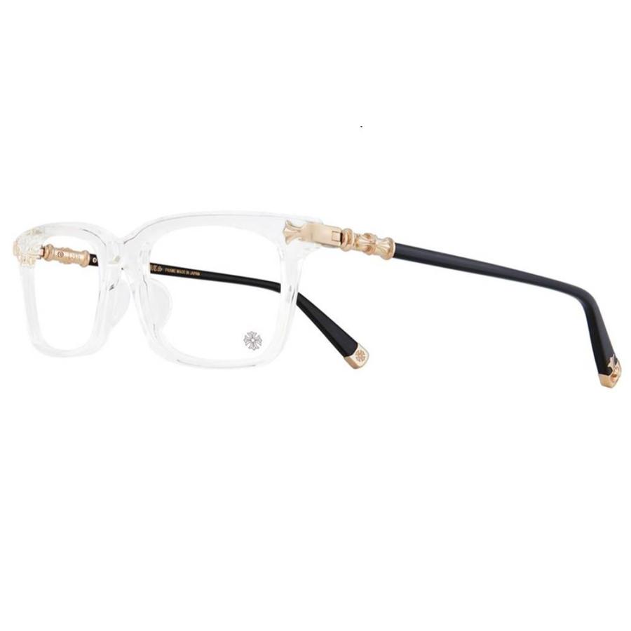 CHROME HEARTS FUN HATCH - A 54-18-148 CRYSTAL Black-18K Gold CHROME HEARTS FUN HATCH - A 54-18-148 CRYSTAL Black-18K Gold