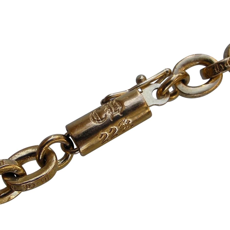 CHROME HEARTS PAPERCHAIN BRACELET クロムハーツ　22K ペーパーチェーン　ブレスレット｜skytrek｜02