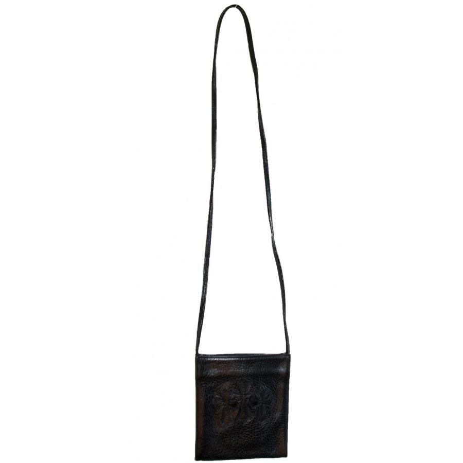 CHROME HEARTS SQUARE POCKET BAG 3 CEMETERY CROSS PATCHES CHROME HEARTS SQUARE POCKET BAG 3 CEMETERY CROSS PATCHES