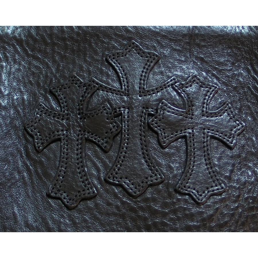 CHROME HEARTS SQUARE POCKET BAG 3 CEMETERY CROSS PATCHES CHROME HEARTS SQUARE POCKET BAG 3 CEMETERY CROSS PATCHES