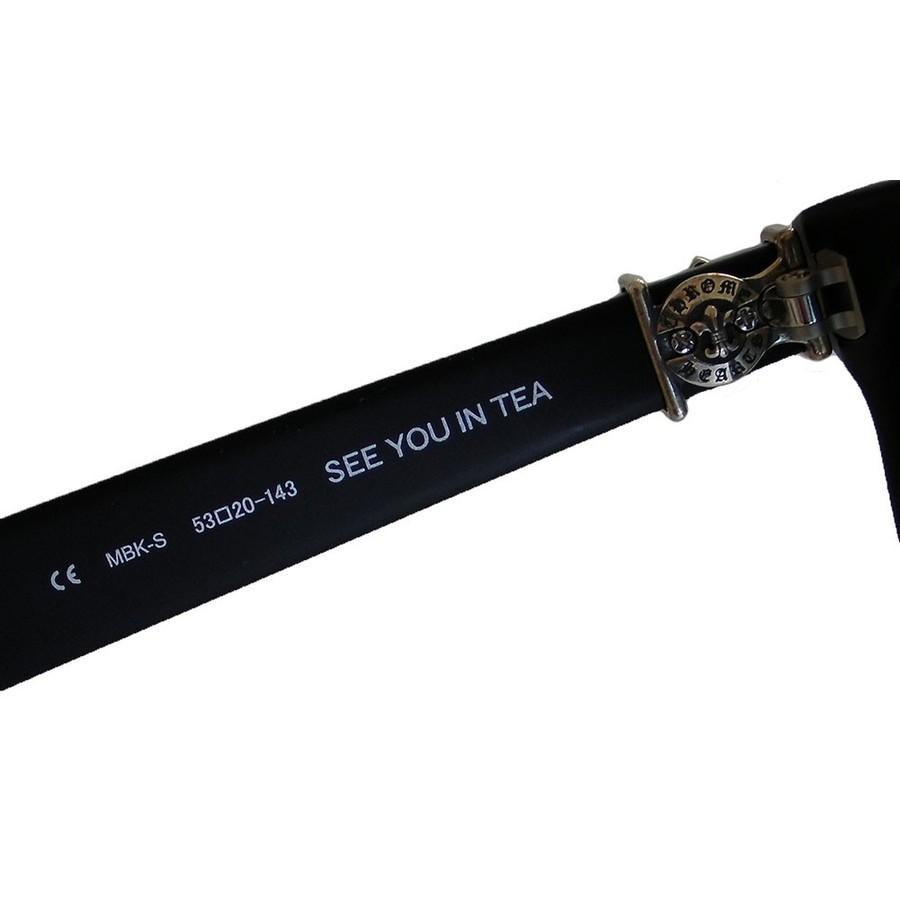 CHROME HEARTS SEE YOU IN TEA MATTE BLACK 53-20-143 クロム CHROME HEARTS SEE YOU IN TEA MATTE BLACK 53-20-143 クロム