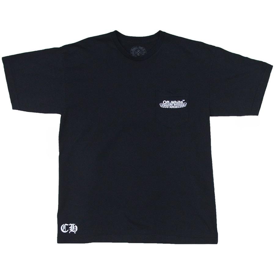 CHROME HEARTS OFF-WHITE LOS ANGELES T-SHIRT BLACK クロム CHROME HEARTS OFF-WHITE LOS ANGELES T-SHIRT BLACK クロム