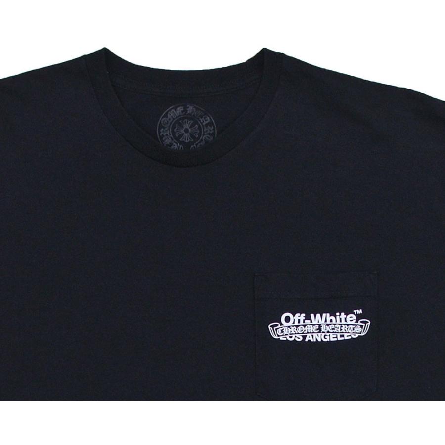 CHROME HEARTS OFF-WHITE LOS ANGELES T-SHIRT BLACK クロム CHROME HEARTS OFF-WHITE LOS ANGELES T-SHIRT BLACK クロム