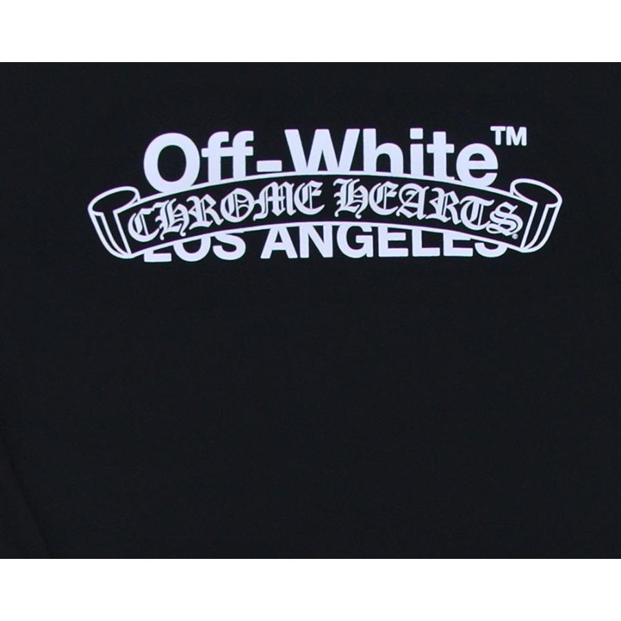 CHROME HEARTS OFF-WHITE LOS ANGELES T-SHIRT BLACK クロム CHROME HEARTS OFF-WHITE LOS ANGELES T-SHIRT BLACK クロム
