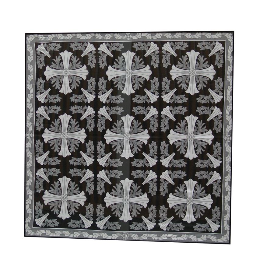 CHROME HEARTS(クロムハーツ) クロムハーツ シルク スカーフ CHROME HEARTS SCARF CH PLUS クロムハーツ スカーフ CHプラス 額縁入