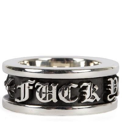 CHROME HEARTS SPINNER FUCK YOU RING クロムハーツ SPINNER YOU