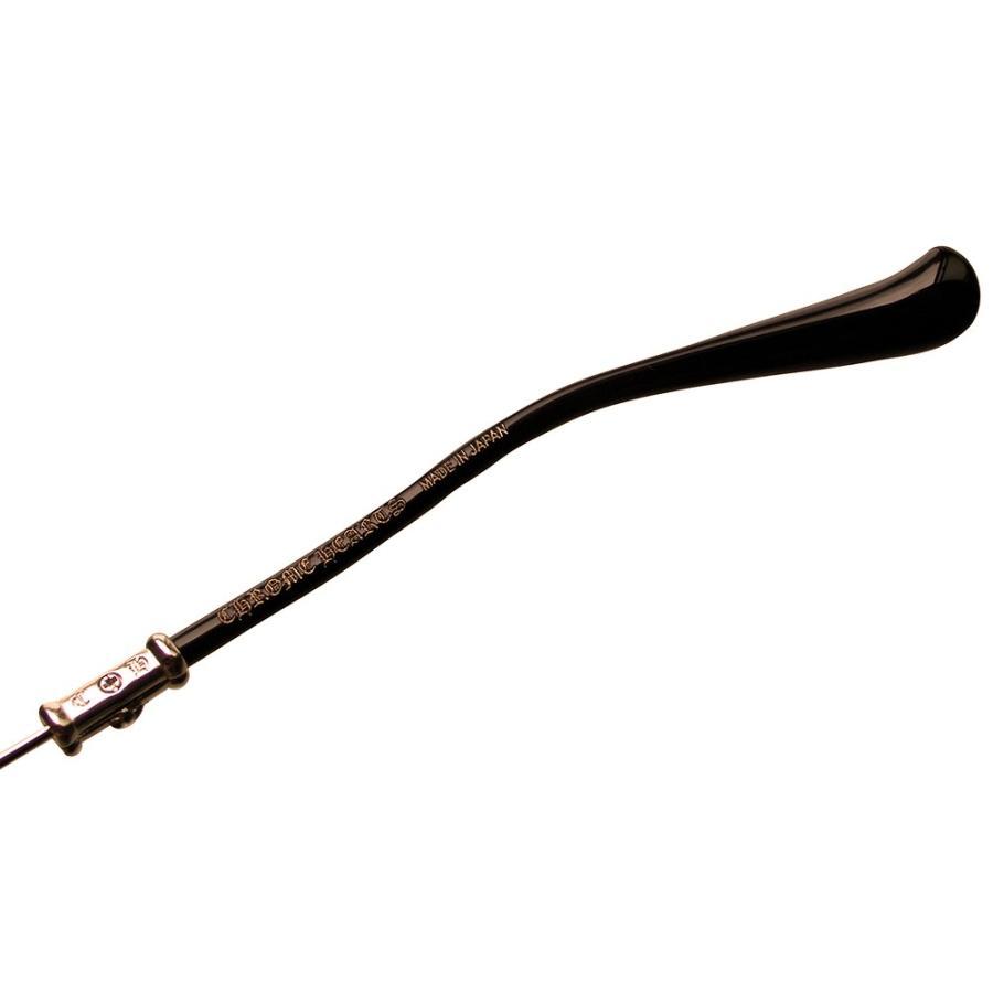 CHROME HEARTS BUBBA - A Matte Black/Gold Plated-Plastic 49 CHROME HEARTS BUBBA - A Matte Black/Gold Plated-Plastic 49