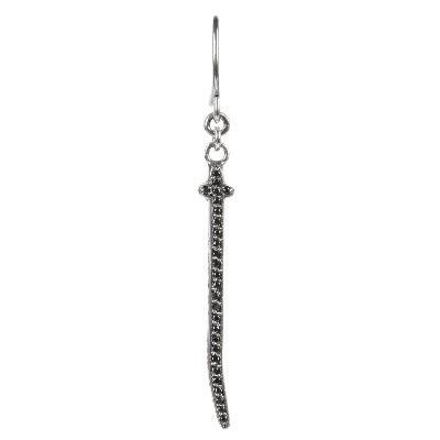 CHROME HEARTS LONG CROSS EARRINGS (両耳) CHROME HEARTS（クロムハーツ） CHROME HEARTS CROSS EARRING BLACK