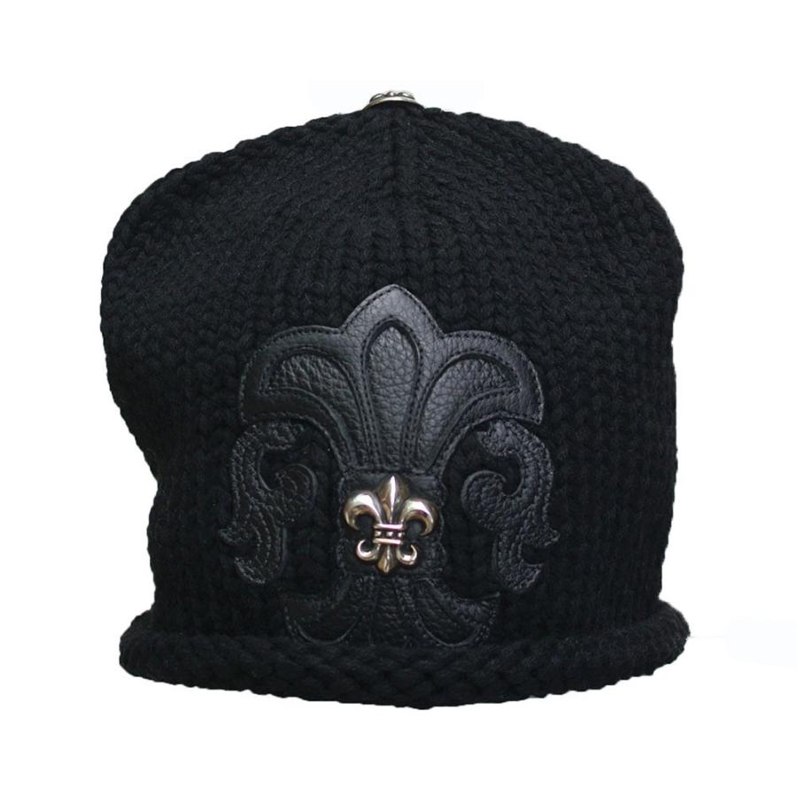 CHROME HEARTS CASHMERE BEANIE CAP BS FLEUR クロムハーツ CHROME HEARTS CASHMERE BEANIE CAP BS FLEUR クロムハーツ