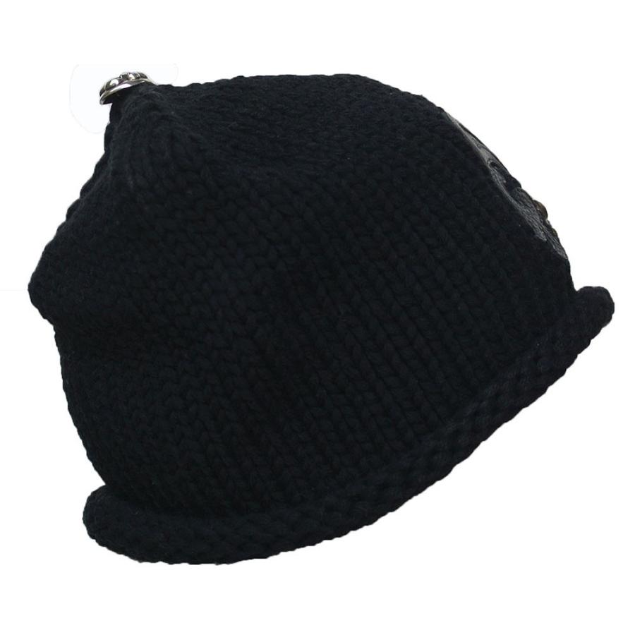 CHROME HEARTS CASHMERE BEANIE CAP BS FLEUR クロムハーツ　カシミア　ビーニーキャップ　BSフレア　 シルバーBSフレア