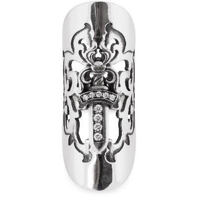CHROME HEARTS クロムハーツ　カンノーリ　リング　１９号 CHROME HEARTS（クロムハーツ） CHROME HEARTS CANNOLI RING DAGGER