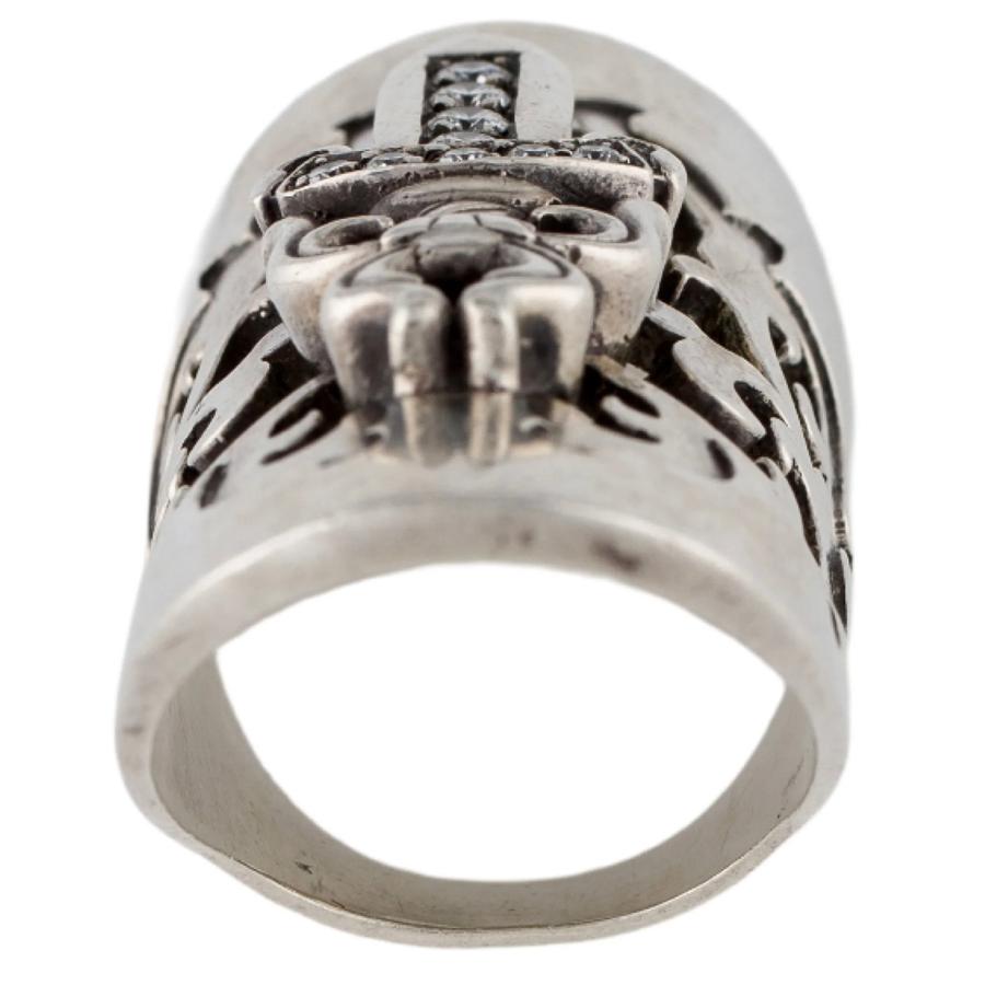 クロムハーツ　CHROME HEARTS Dリング CHROME HEARTS（クロムハーツ） CHROME HEARTS CANNOLI RING DAGGER