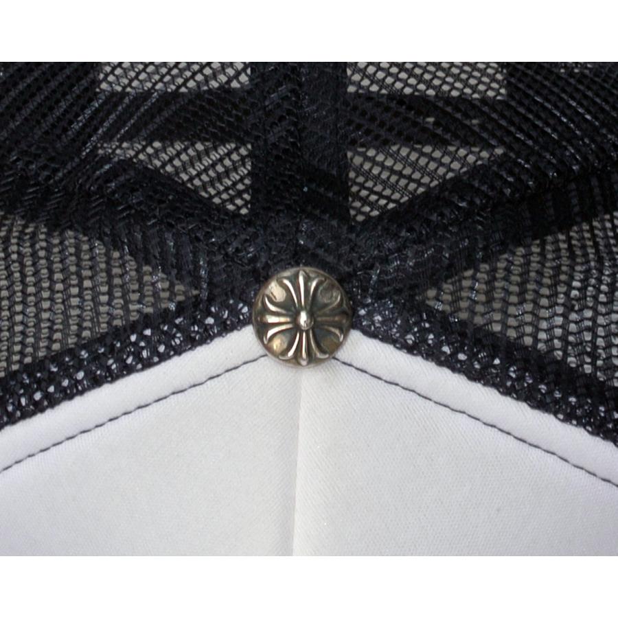 CHROME HEARTS トラッカーキャップ ホワイト ブラック メンズ クロムハーツ トラッカー キャップ CH 