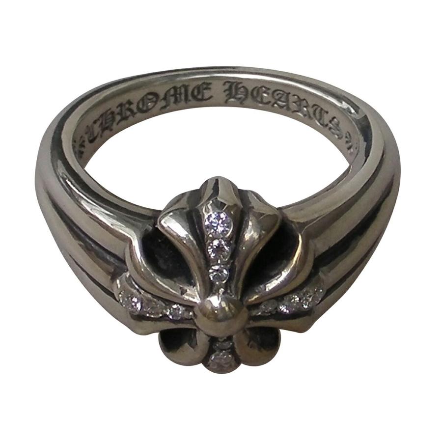CHROME HEARTS SMALL CUT OUT CH PLUS RING WITH PAVE DIAMONDS クロムハーツ　カットアウト　CHプラス　リング　ダイヤ | 