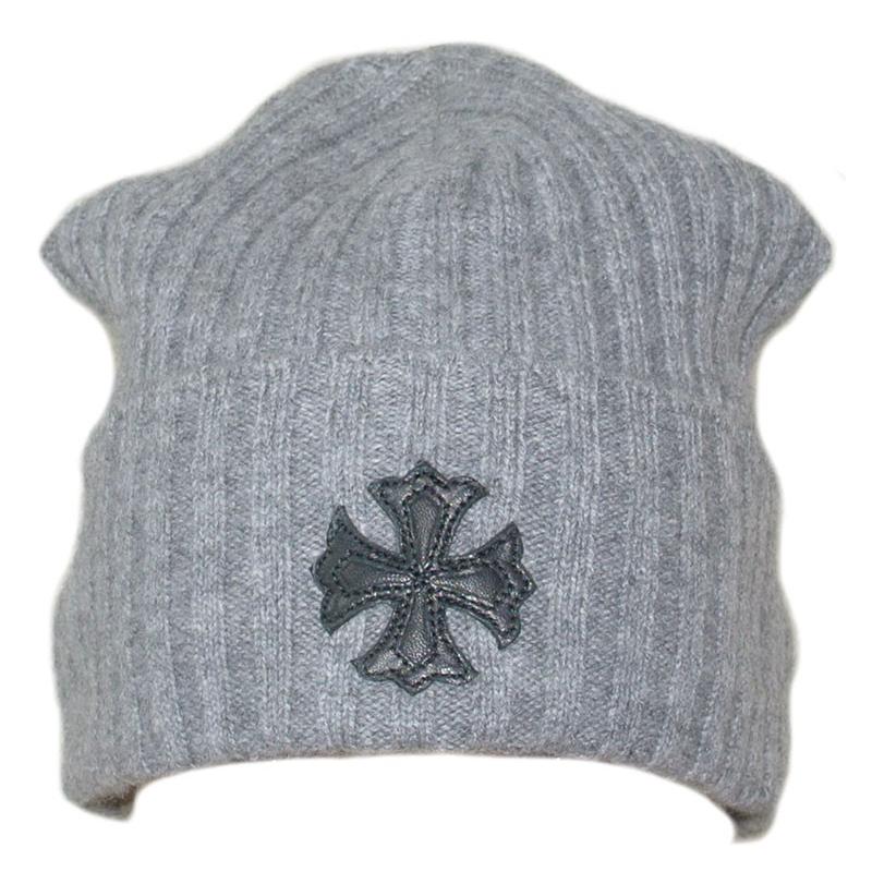 CHROME HEARTS MURPHY CASHMERE BEANIE CAP GRAY クロムハーツ