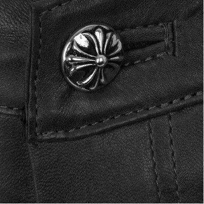 クロムハーツ　レディースパンツ　スキニー　MOTO　ストレッチレザー　サイドジップ ブラック |  | 02